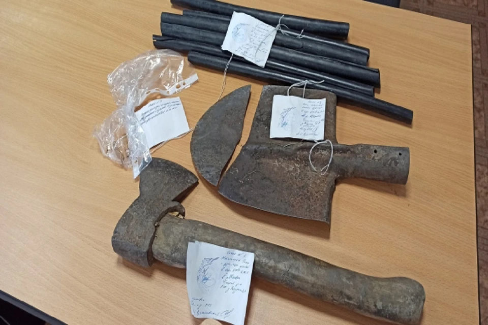 Полицейские поймали сибиряка, укравшего 83 метра кабеля у железнодорожного полотна. Фото: УТ МВД по СФО.