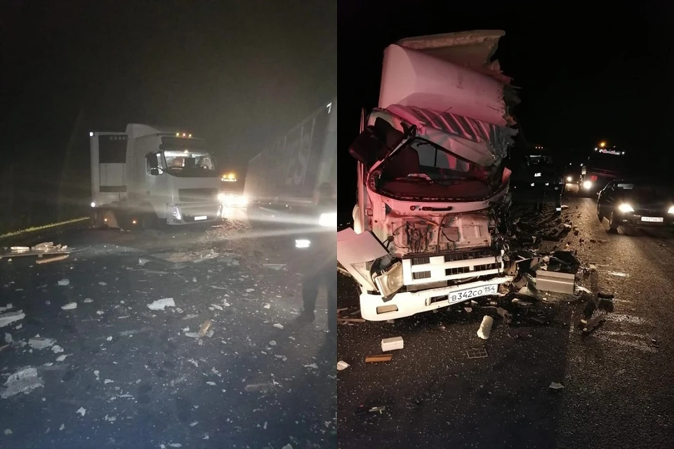 В обстоятельствах аварии разбирается полиция. Фото: ГИБДД по НСО.