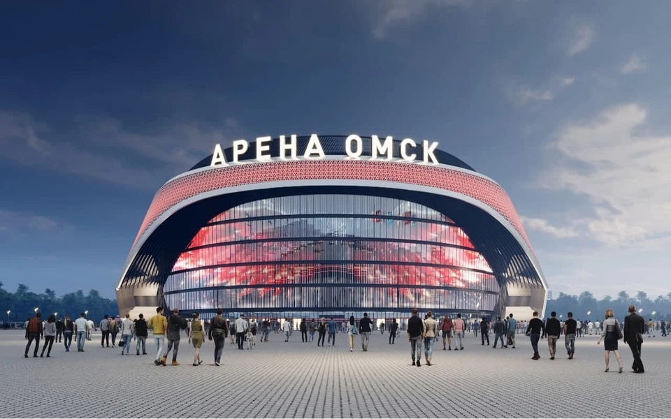 Матчи будут проходить на обновленной "Арене Омск". Фото: пресс-служба министерства спорта по Омской области
