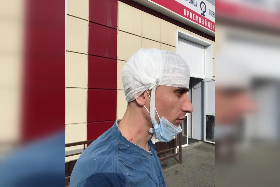 Максим сразу же снял побои