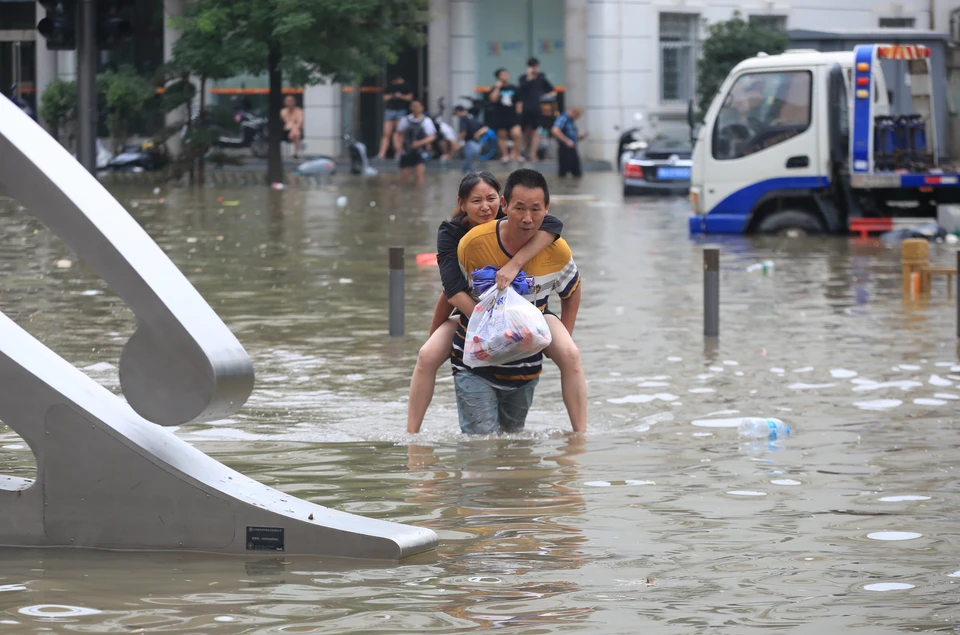 В Китае число погибших из-за наводнения выросло до 25 человек