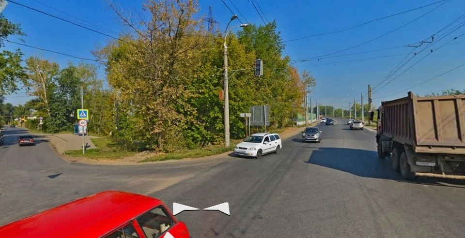Движение на подъезде к Фрунзенскому мосту перекроют. Фото - Яндекс.Панорамы