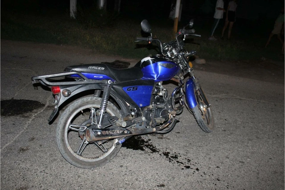 Два подростка попали в ДТП на мотоцикле