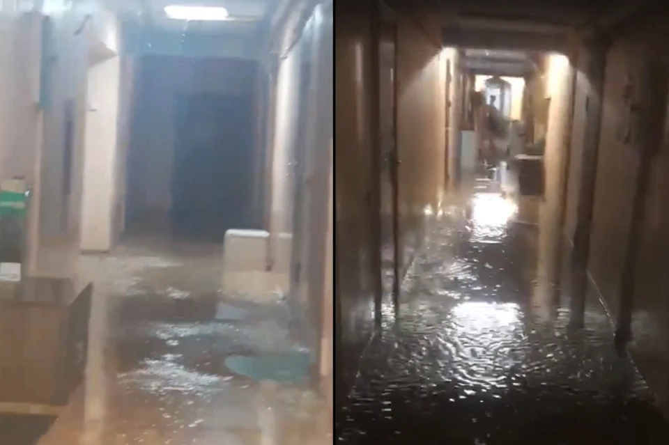 В Петербурге после ливня затопило многоэтажку на Васильевском острове. Фото: предоставлено "КП"