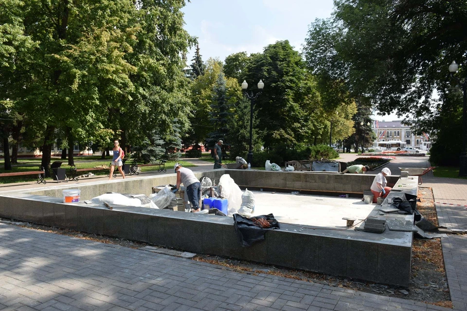 Городские фонтаны не видели ремонта много лет
