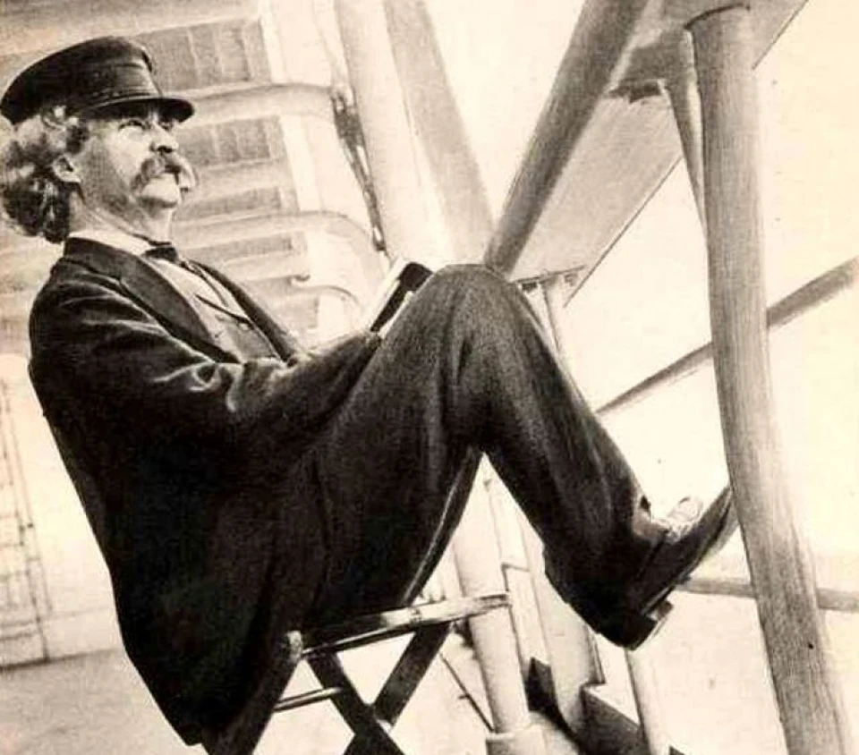 Марк Твен на борту теплохода «Квакер-Сити» фото:блог аркадия Чужого
