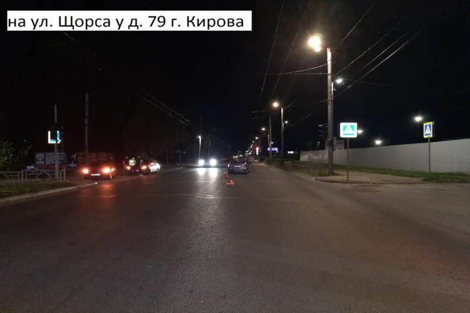 Возможной причиной происшествия могло стать темное время суток. Фото: vk.com/gibdd43