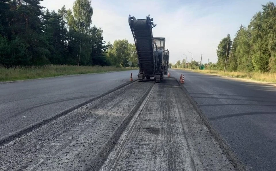 Покрытие трассы Р92 переделывают.