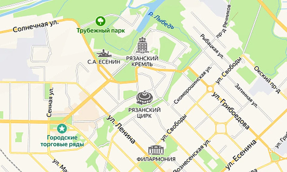 Карта новостроек рязани