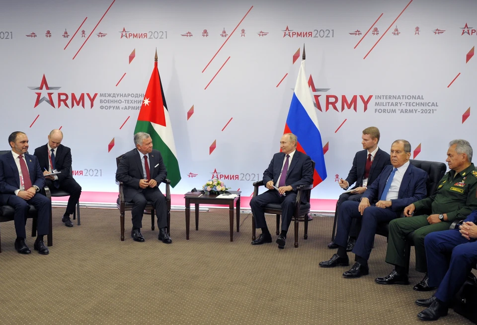Владимир Путин обсудил двусторонние отношения с королем Иордании