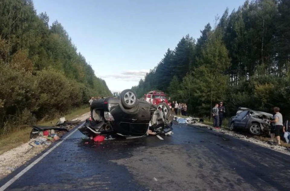 Два человека погибли и пятеро пострадали в ДТП в Воскресенском районе Фото:пресс-служба ГУ МВД России по Нижегородской области