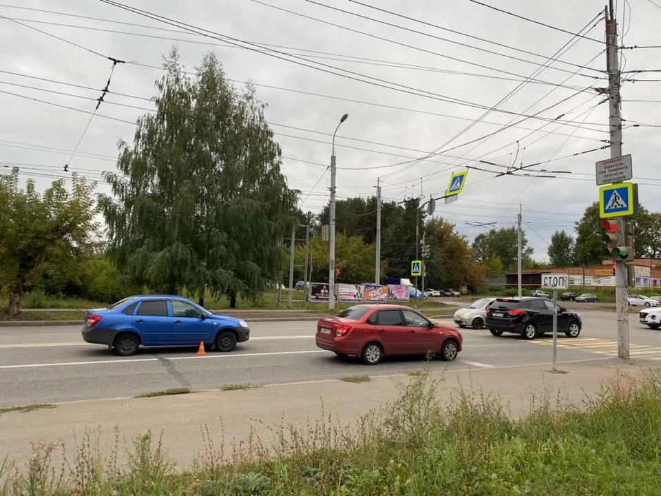 Ребенка сбили на улице Клубной в Ижевске. Фото: 1-й отдел УГИБДД по Удмуртии