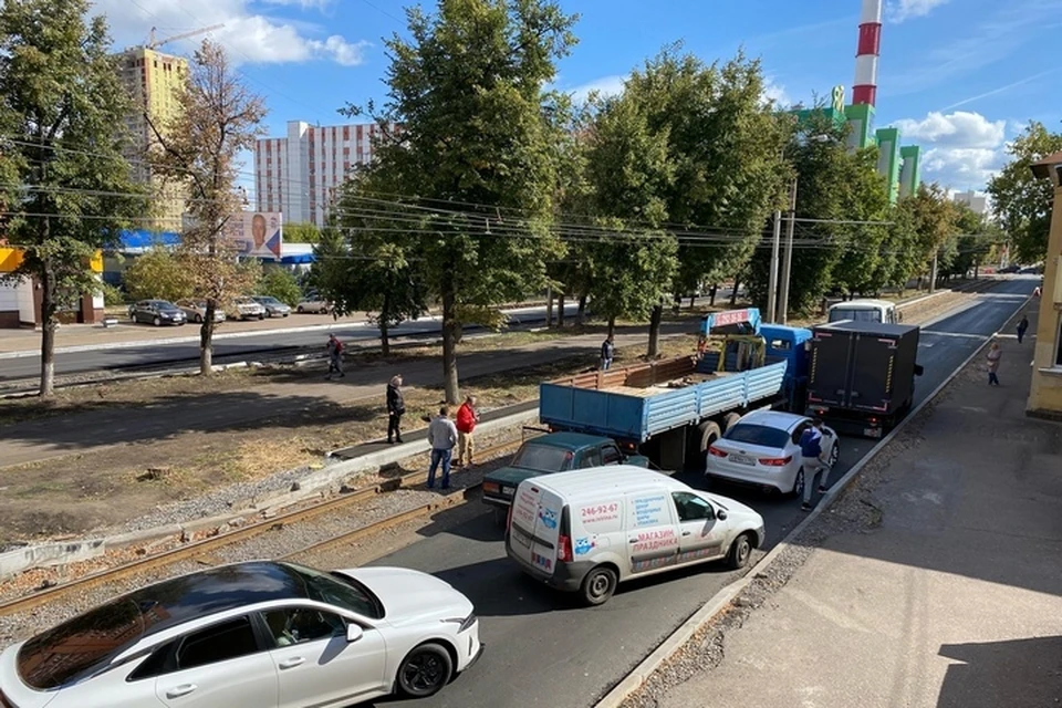 ДТП образовало пробку