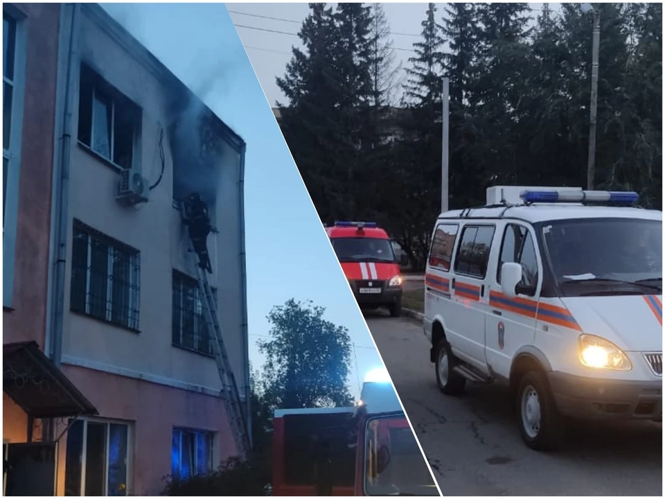 Общая площадь пожара составила 250 кв. метров. Фото: ГУ МЧС России по Омской области