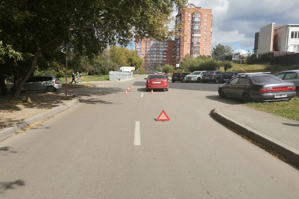 В Новосибирске иномарка сбила 5—летнего мальчика. Фото: ГИБДД по Новосибирску.
