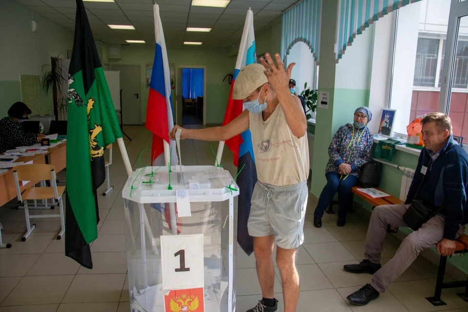 Выборы 2021 в Белгороде. Фото: Александр Лобынцев.