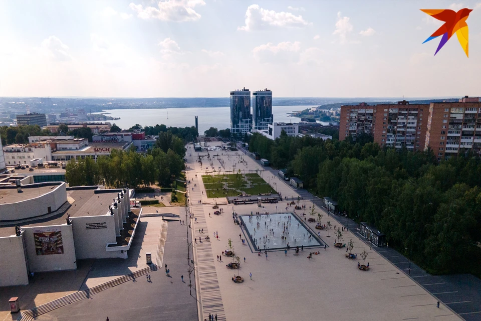В этом году продолжается благоустройство Центральной площади в Ижевске