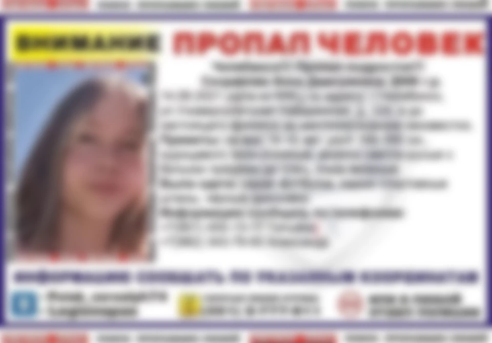 Фото: «Легион-СПАС» — поиск пропавших детей Челябинск / vk.com.