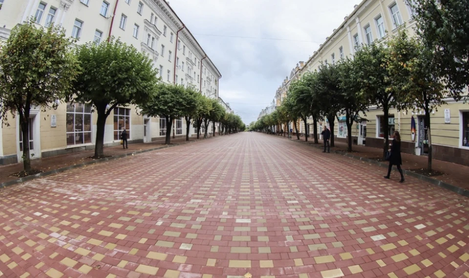 В Смоленске пешеходную улицу Ленина отремонтировали. Фото: пресс-служба администрации города Смоленска.