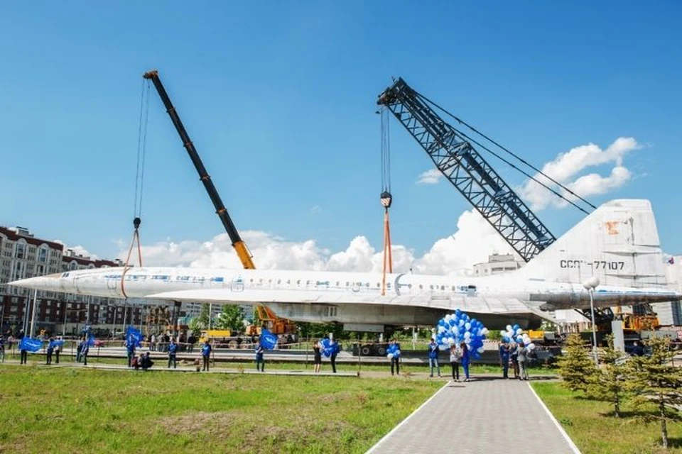 С помощью крытого застекленного перехода музей соединят с кабиной Ту-144. Фото: пресс-служба КНИТУ-КАИ им. Туполева
