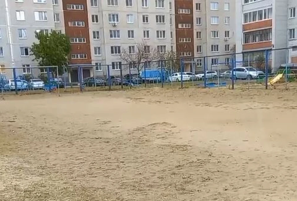 В Тюмени прошел первый снег. Скриншот из видео.