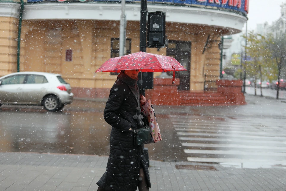 В октябре в Красноярске ожидается холод и снег в конце месяца
