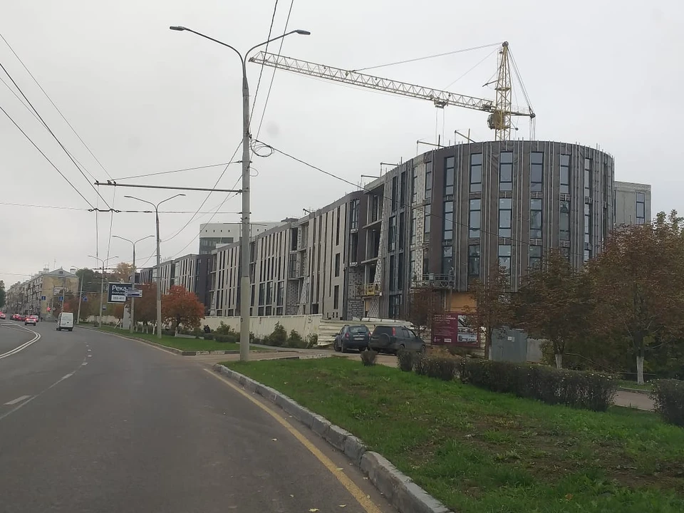 ЖК «Вишня–парк» на улице Мира пока остается в списке проблемных объектов. Фото с сайта ДОМ.РФ