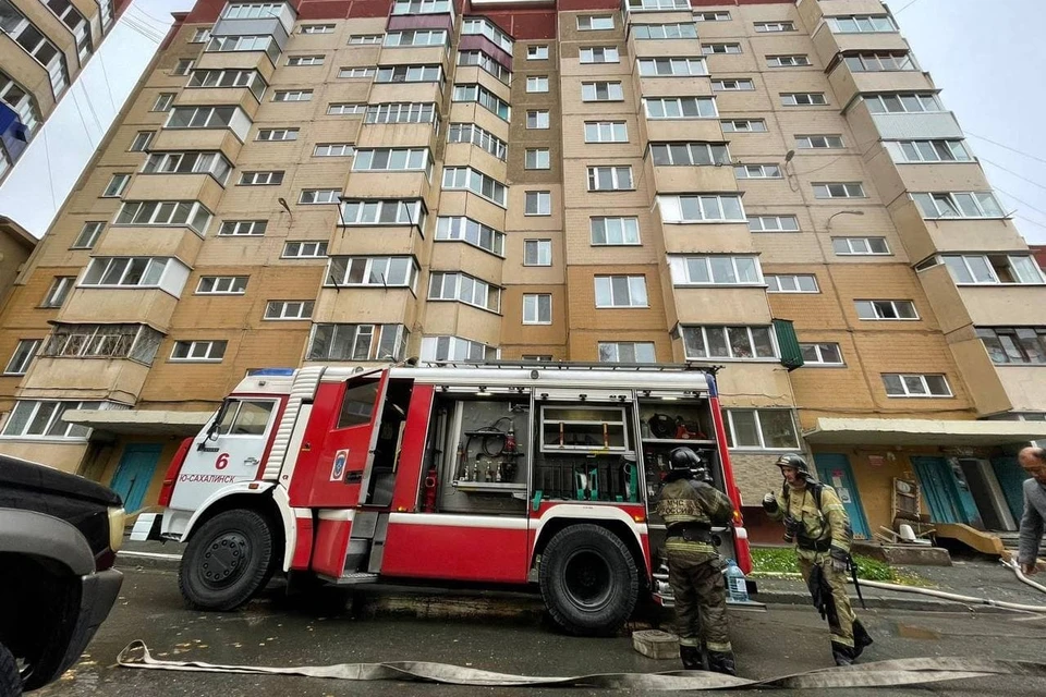 Возгорание на чердаке в первом подъезде ликвидировано