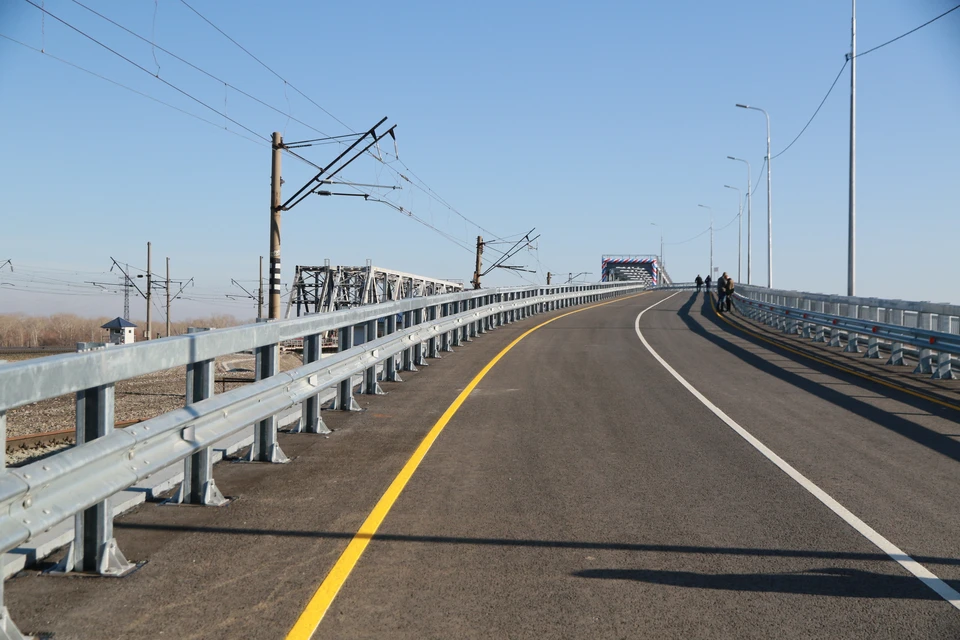 Мост открыли после почти двух лет ремонта
