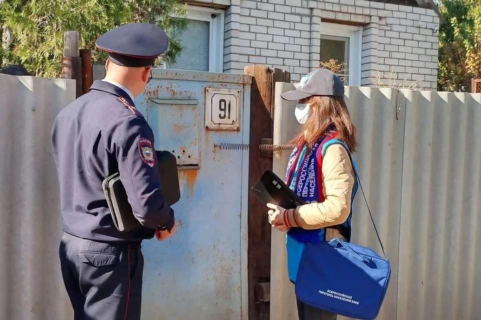 У настоящих переписчиков есть специальная форма. Фото: ГУ МВД России по Волгоградской области.