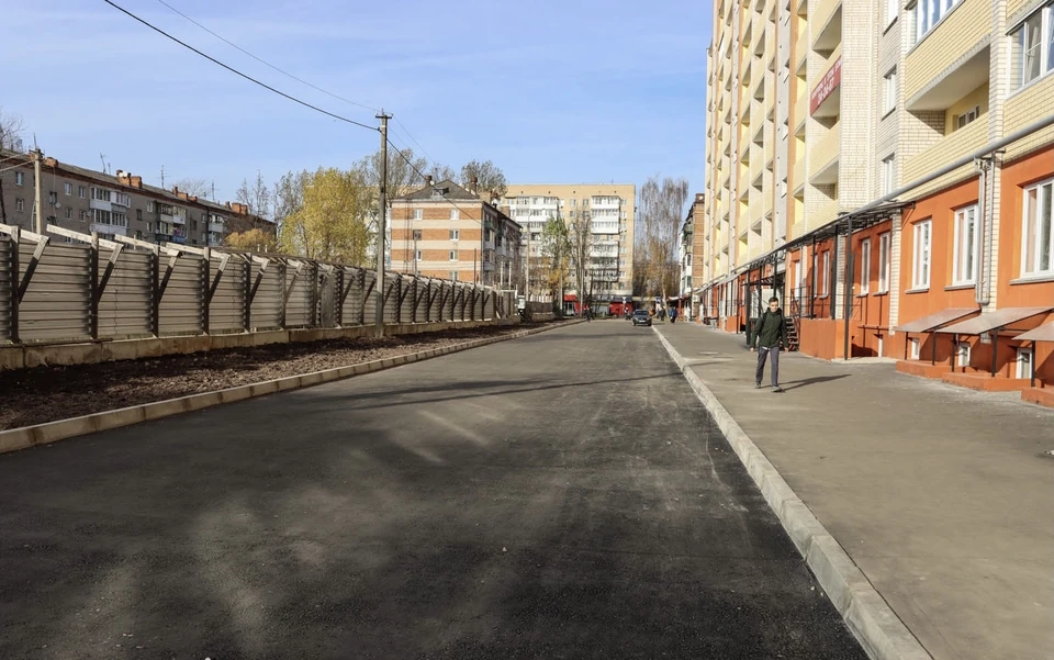 Ремонт улицы Матросова в Смоленске полностью завершен. Фото: пресс-служба администрации Смоленска.