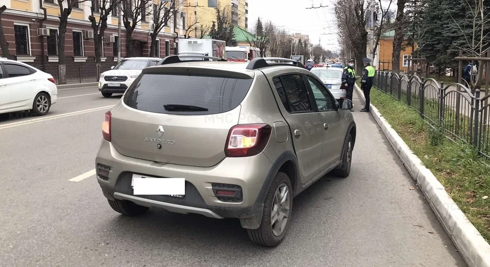 Фото с места ДТП.