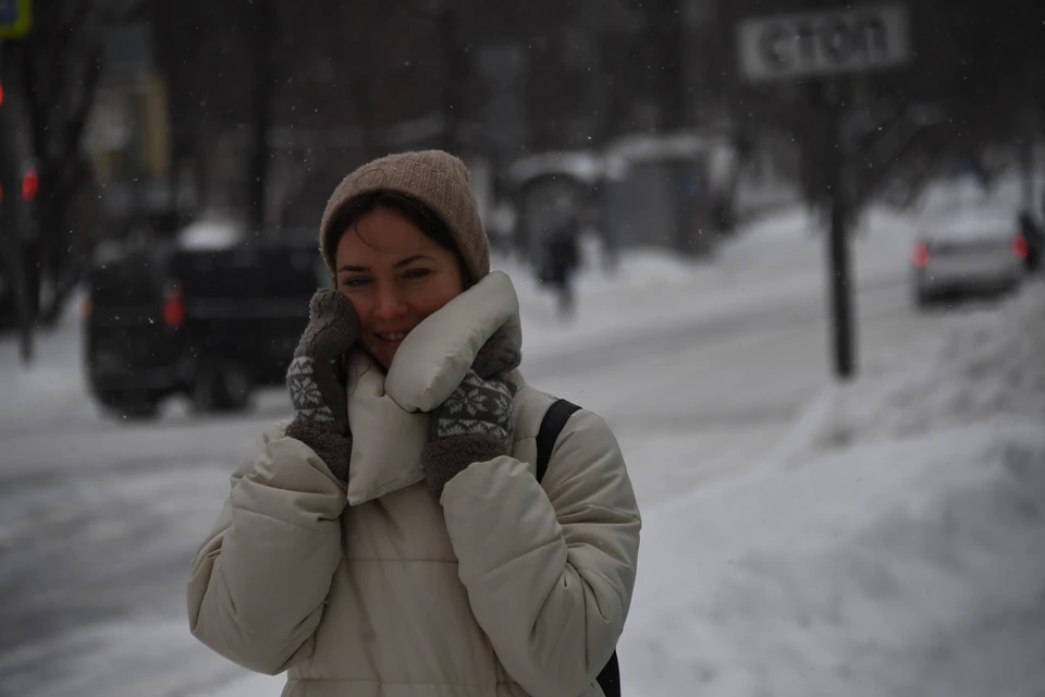 В Омск пришла зима.