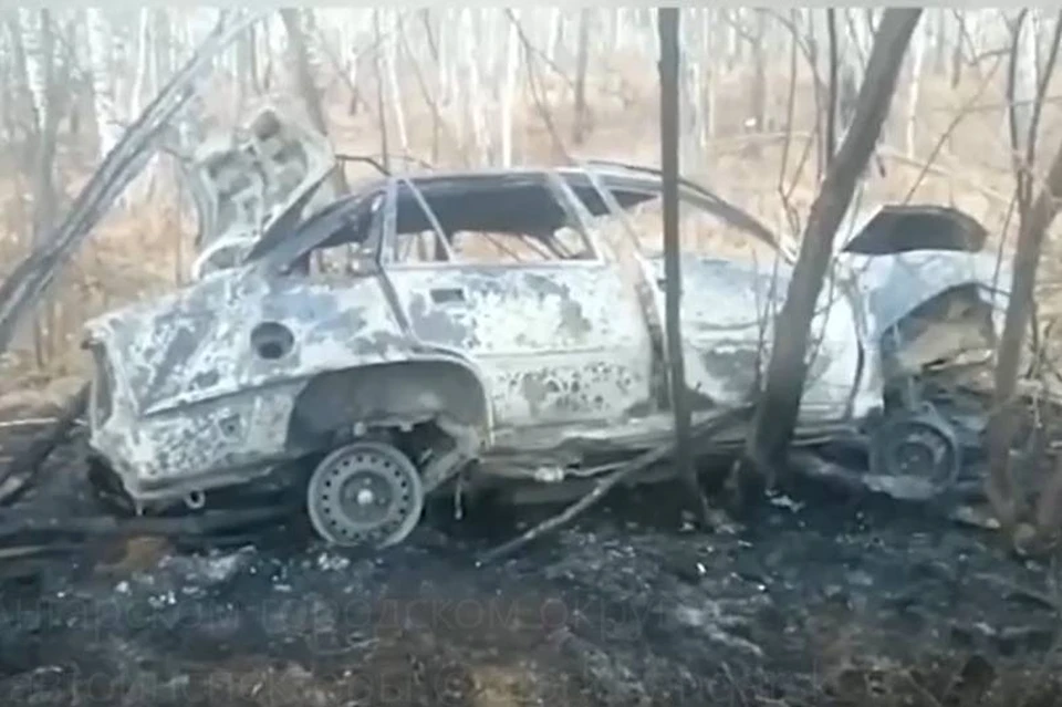 Водитель погиб, трое пассажиров пострадали в ДТП с загоревшейся машиной в Ангарске. Фото: ГИБДД ГУ МВД России по Иркутской области