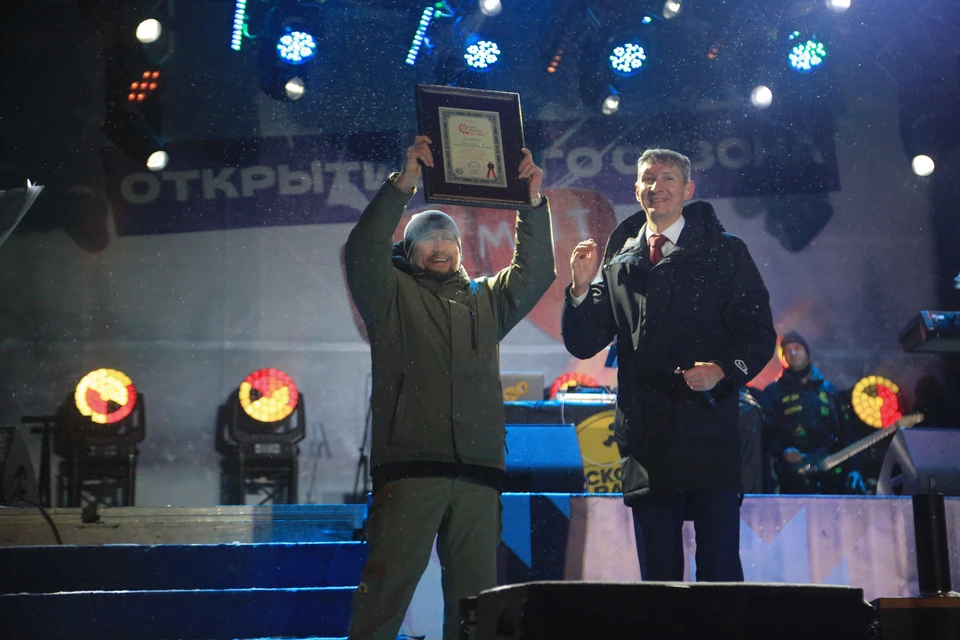 610 человек установили новый рекорд России в Шерегеше
