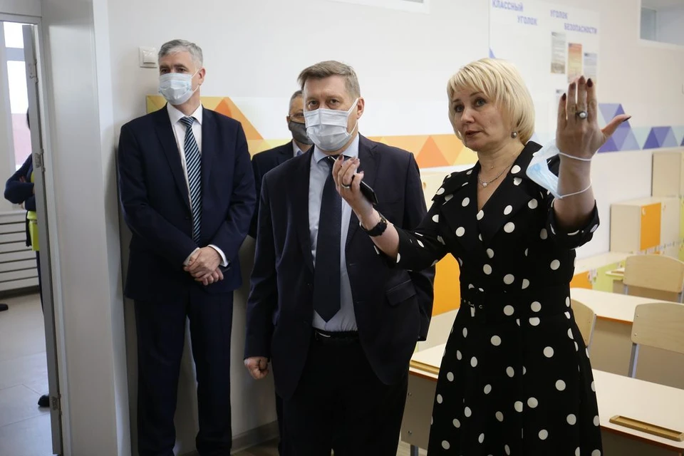 В Калининском районе Новосибирска завершили первый этап строительства дороги к школе №219. Фото: Мэрия Новосибирска