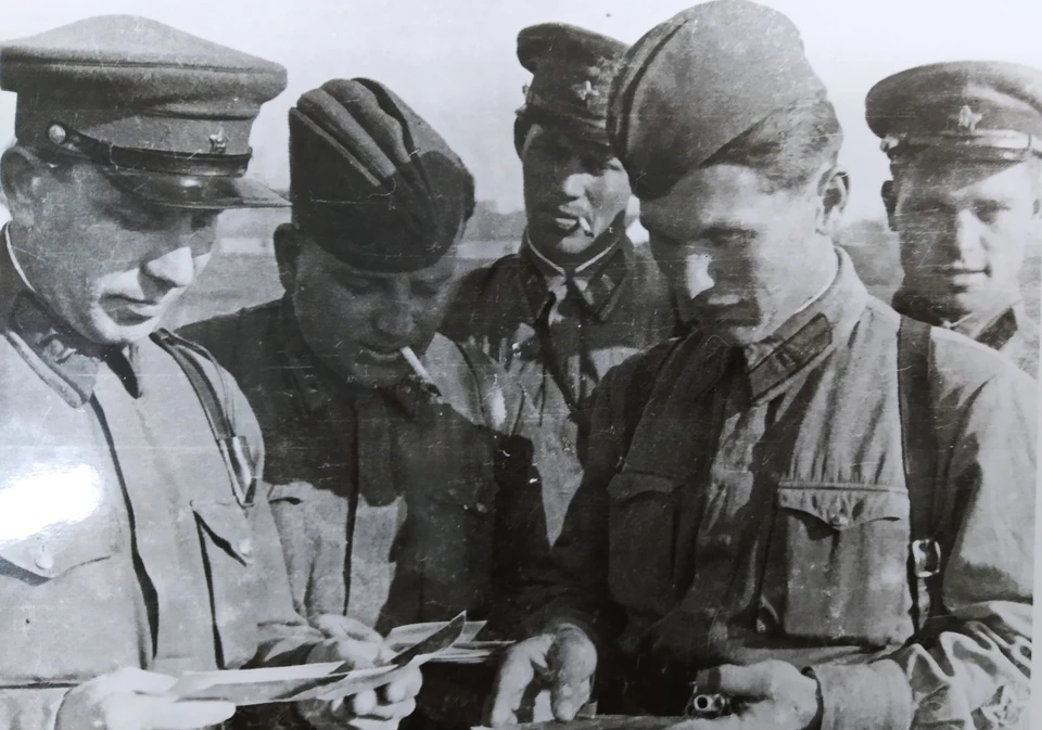Офицеры 119-й красноярской дивизии летом 1941 года. Фото из музея «Гвардейский» школы № 152 г. Красноярск