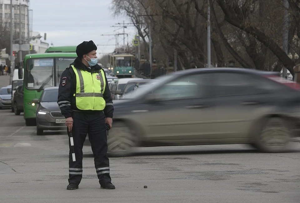 На месте ДТП работал экипаж ДПС