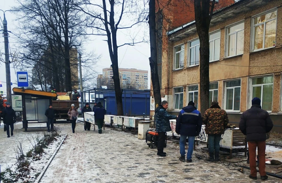 В Смоленске на улице Николаева установят новые торговые ряды. Фото: пресс-служба администрации Смоленска.