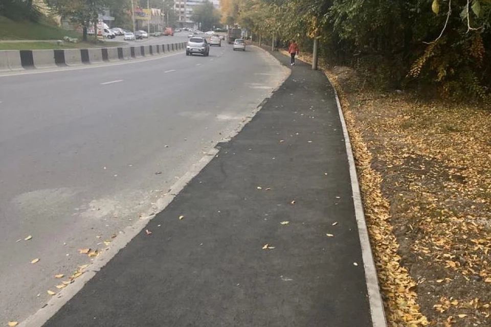 Обновленный тротуар по улице Штахановского. Фото: инстаграм-аккаунт Алексея Логвиненко