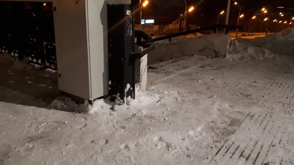Провал на мосту в центре Ижевска устранен. Фото: Анастасия Захарова