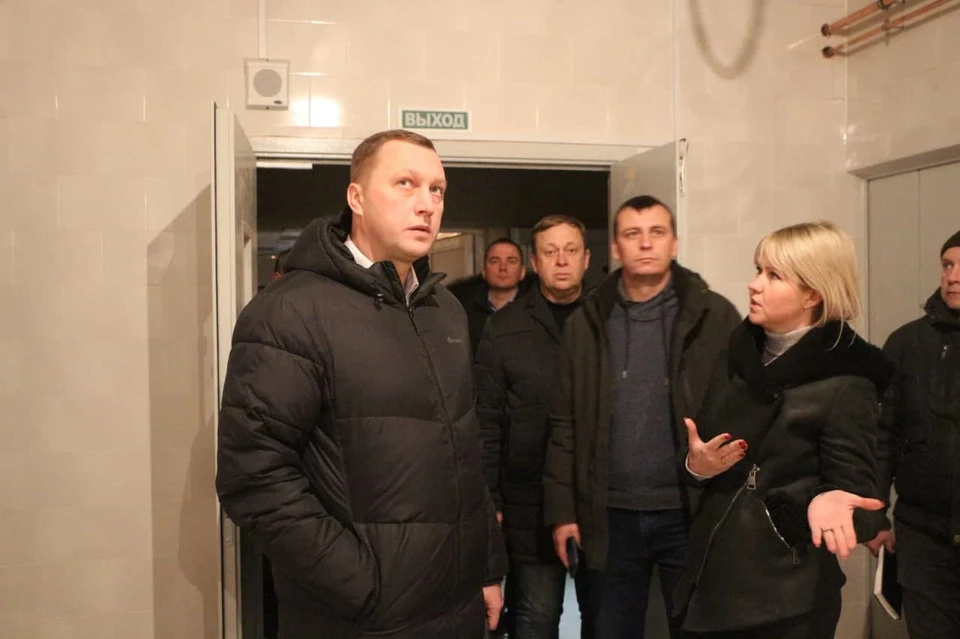 Роман Бусаргин в новой больнице
