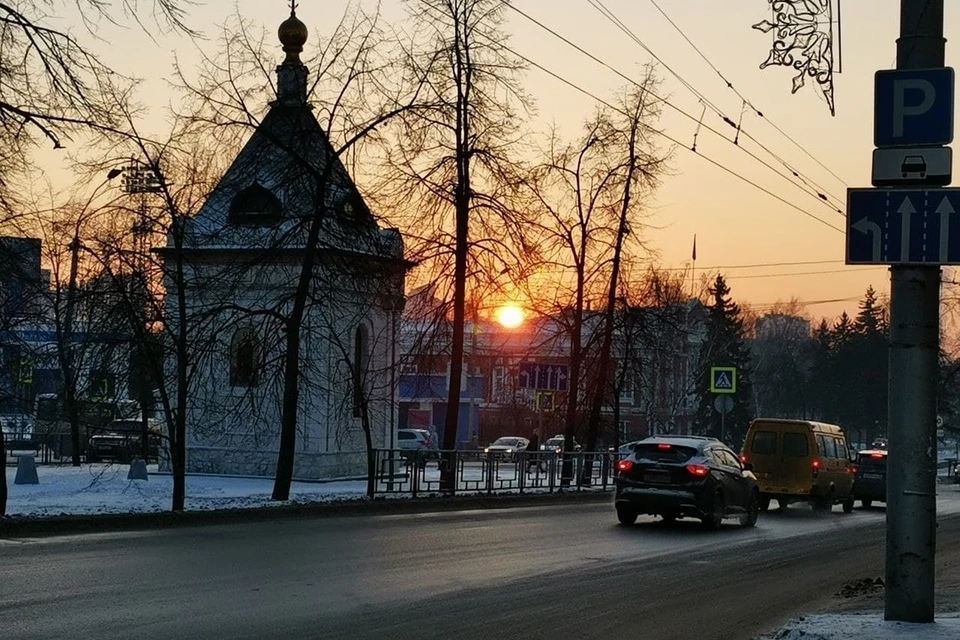 В Барнауле 12 декабря температура воздуха составит от -7 до -9 градусов