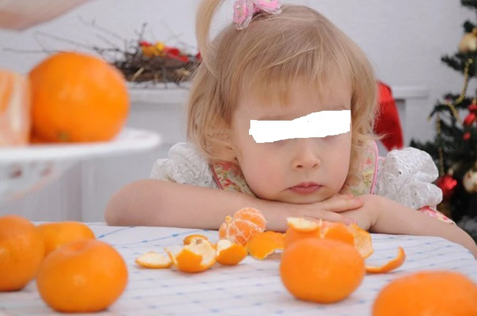 Некачественные мандарины особенно опасны для здоровья детей (Фото: sok-stalingrad.ru).