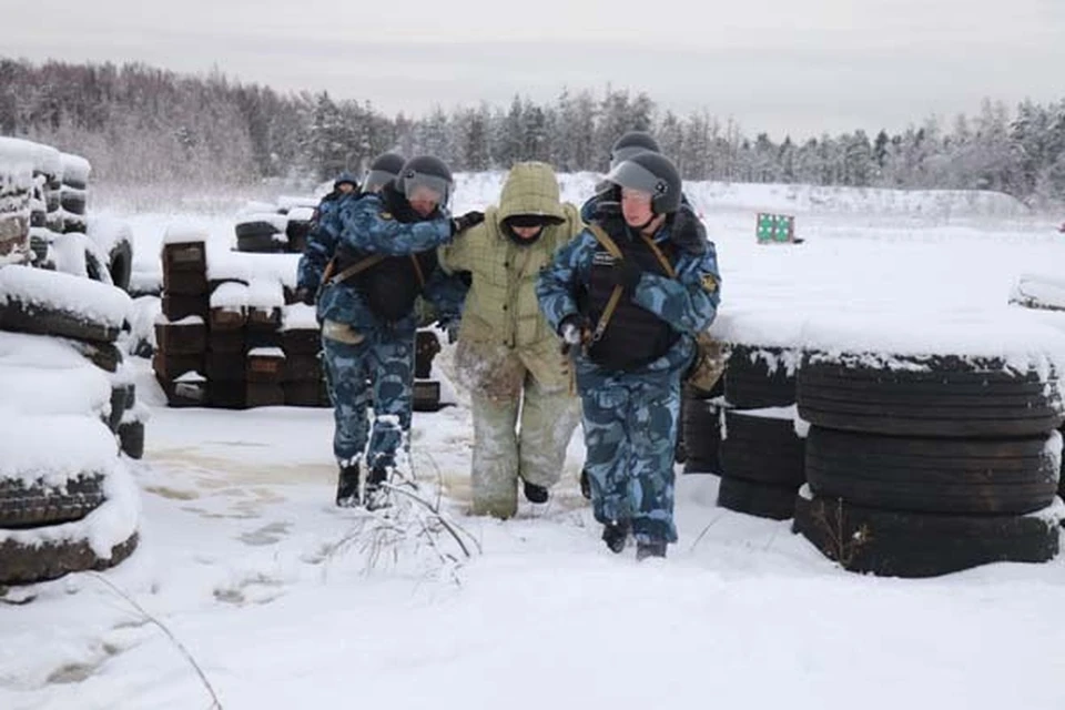 Учения прошли на полигоне в Калининском районе Фото: УФСИН России по Тверской области