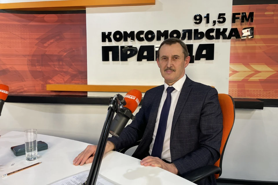Врио ректора ИрГАУ Николай Дмитриев выступил в эфире радио «Комсомольская правда» в Иркутске (91,5 FM)