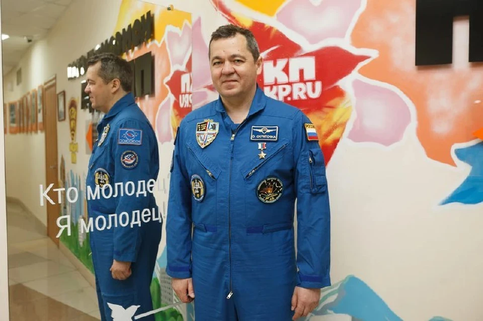 Герой России, летчик-космонавт Олег Скрипочка в редакции «КП - Северный Кавказ»
