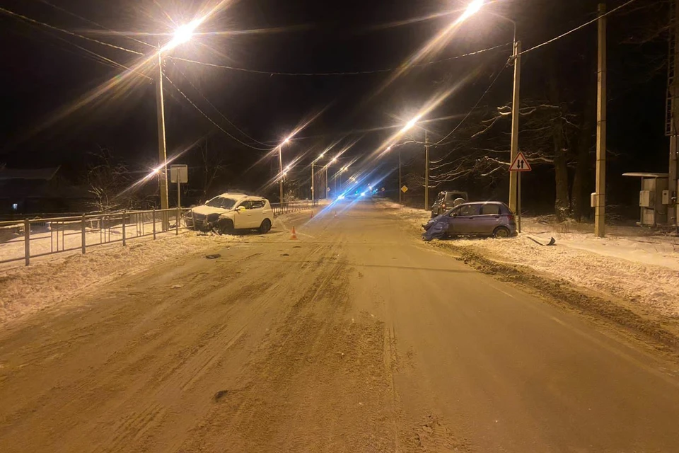 В ДТП пострадала водитель "Матиза"