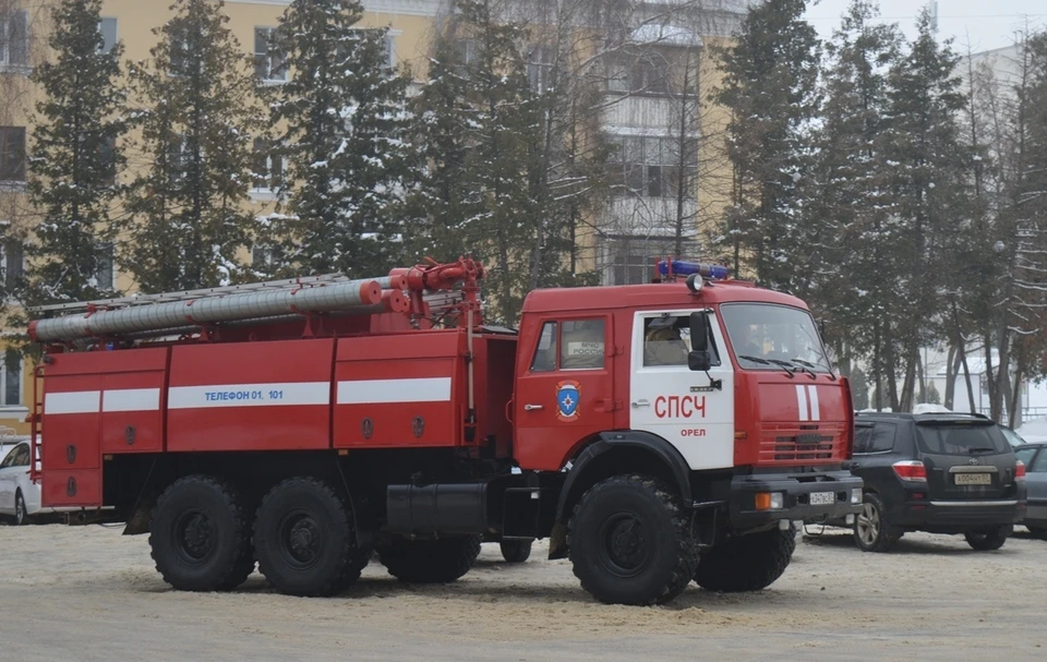 В Орловской области сгорел жилой дом