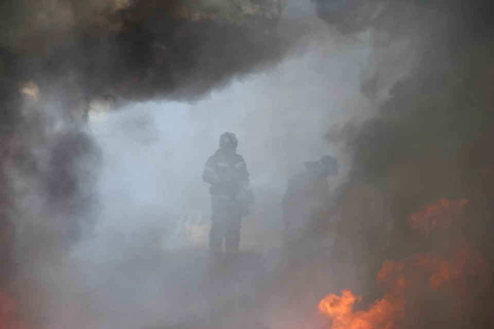 Пожар в Ильинке тушили несколько часов